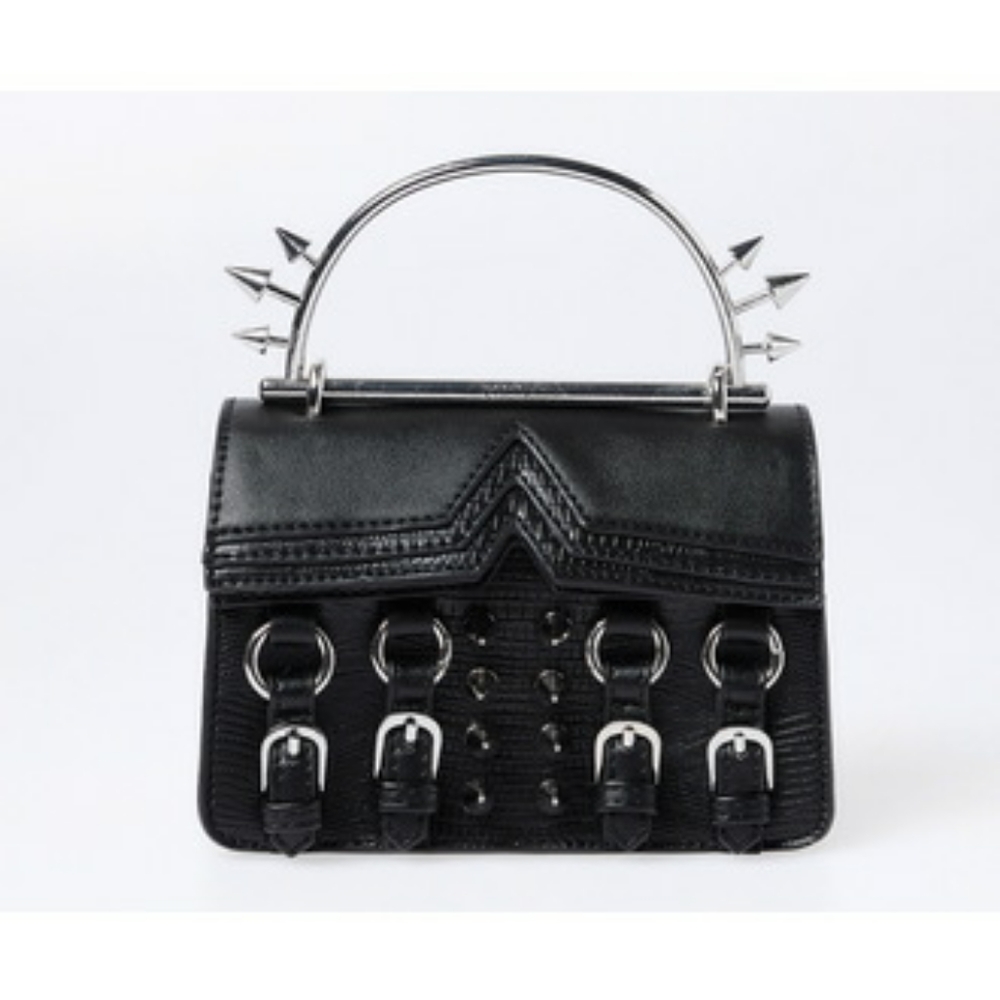 Disturbia small Spike Bag Goth